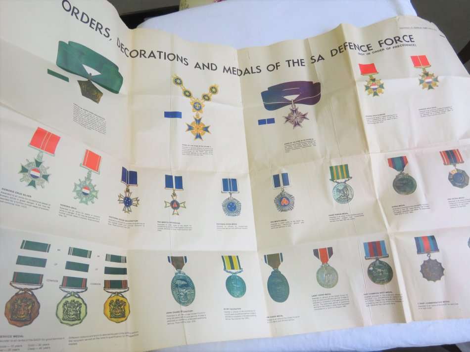 Other Militaria Orders, decorations and medals of the SA Defence